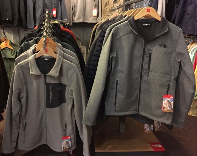 North Face Fleece and Soft Shell Jackets