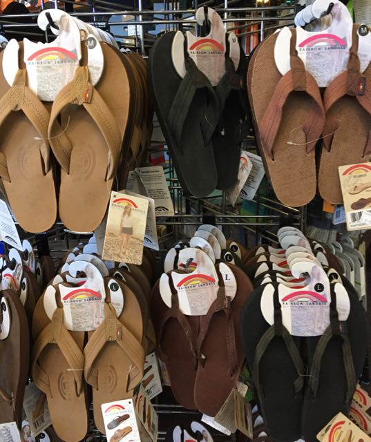 Men's, Women's and Kids' Rainbow Sandals, both Hemp and Leather